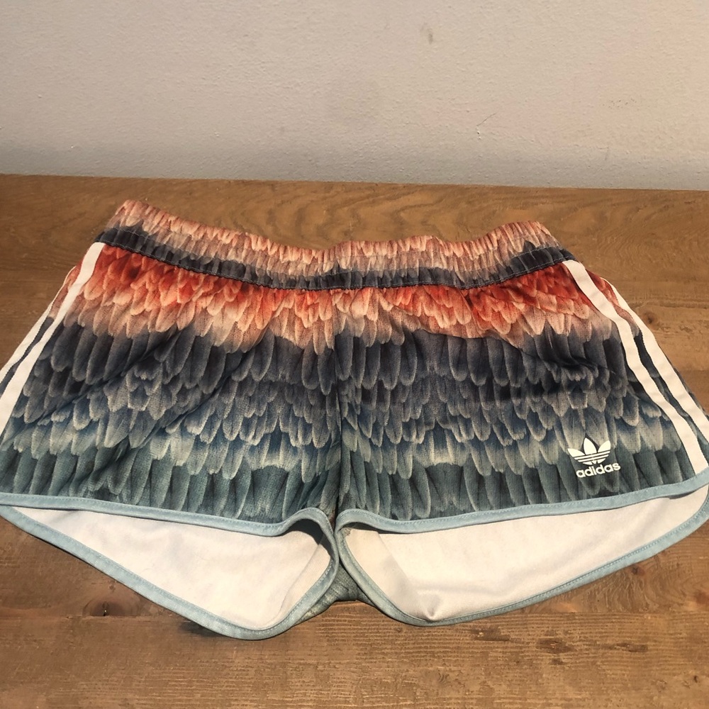 Adidas wing print soccer shorts